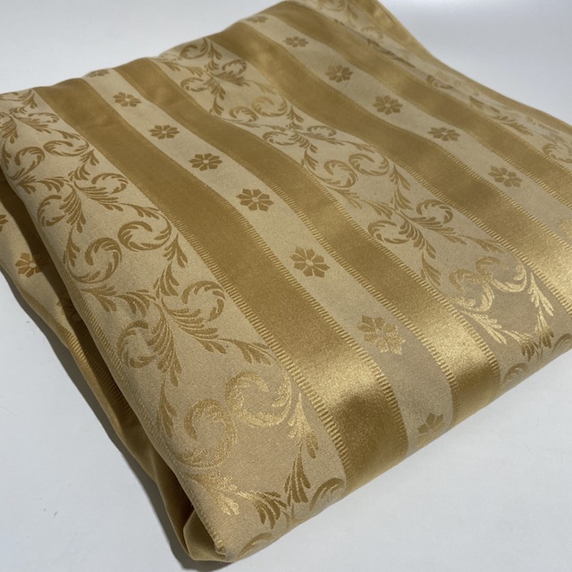 BLANKET, Bedspread - Gold Regency Stripe